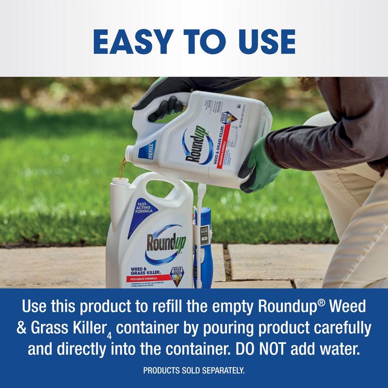 Roundup Weed and Grass Killer Refill RTU Liquid 1.25 gal