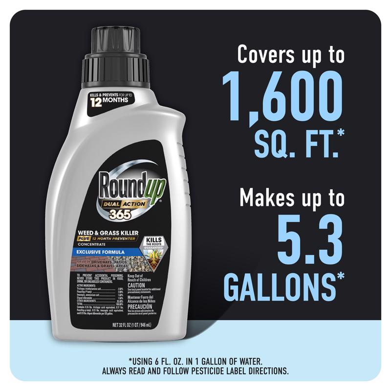 Roundup Weed and Grass Killer Concentrate 32 oz
