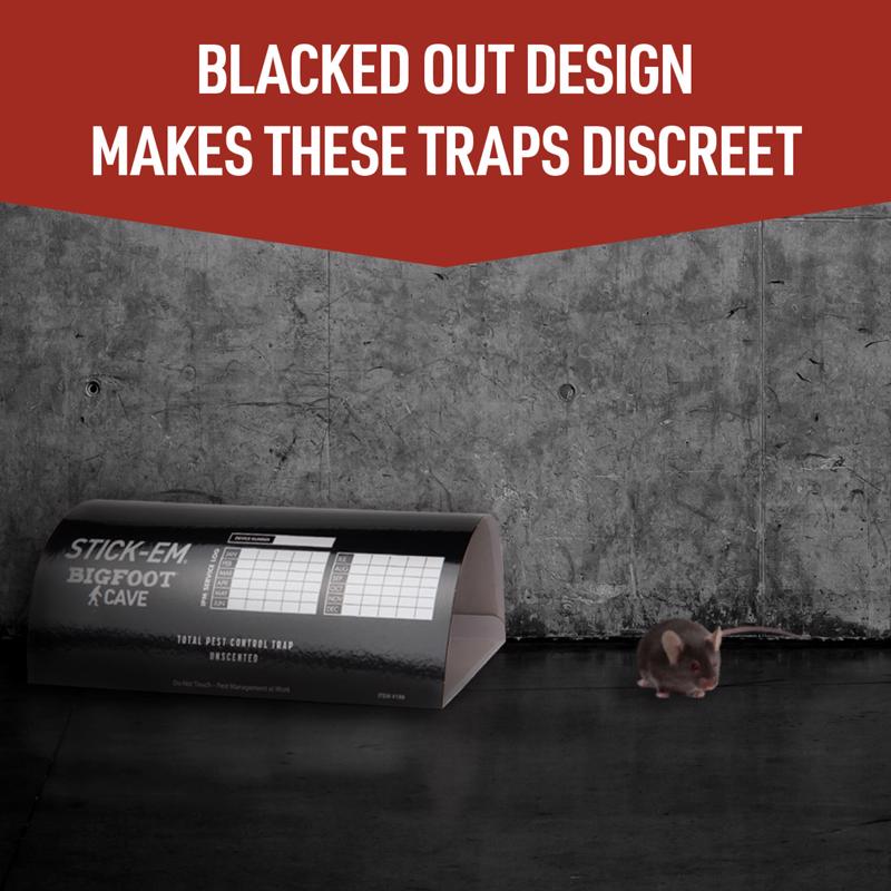JT Eaton Stick-Em Pro Series Bigfoot Extra Large Glue Board Trap For Insects/Rodents/Snakes 4 pk