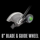 EGO Power+ Multi-Head System Carbon Fiber EA0820 8 in. Battery Edger Attachment Tool Only
