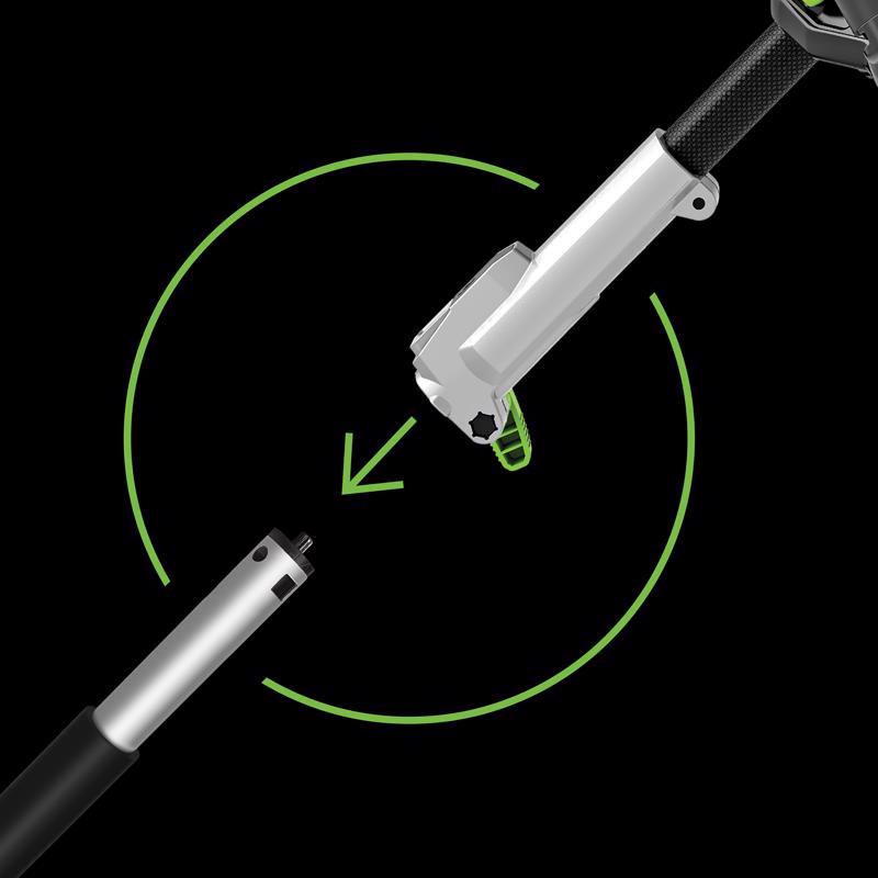 EGO Power+ Multi-Head System Carbon Fiber EA0820 8 in. Battery Edger Attachment Tool Only