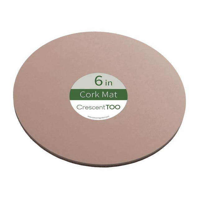 PLANTR MAT CORK/PLSTC 6"