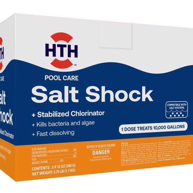 HTH Salt Pool Shock 5 x 12oz