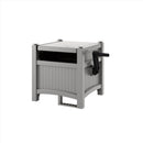 Suncast 100 ft. Gray Free Standing Hideaway Hose Reel