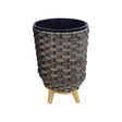 PLANT BASKET GRY SML 13"