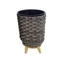 PLANT BASKET GRY SML 13"