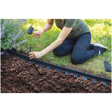 Master Mark 25 ft. L X 3.2 in. H Plastic Black Coiled Edging