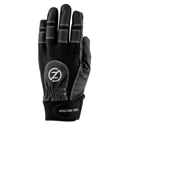 WORK GLOVES BLK LTHR 1PR