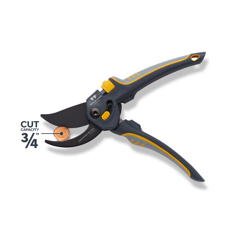WOODLAND TOOLS Max Force High Carbon Steel Bypass Hand Pruner