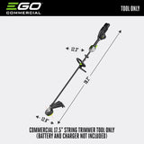 EGO Commercial STX4500 17.5 in. 56 V Battery String Trimmer Tool Only