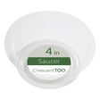 PLANT SAUCER PLYTHYLN 4"