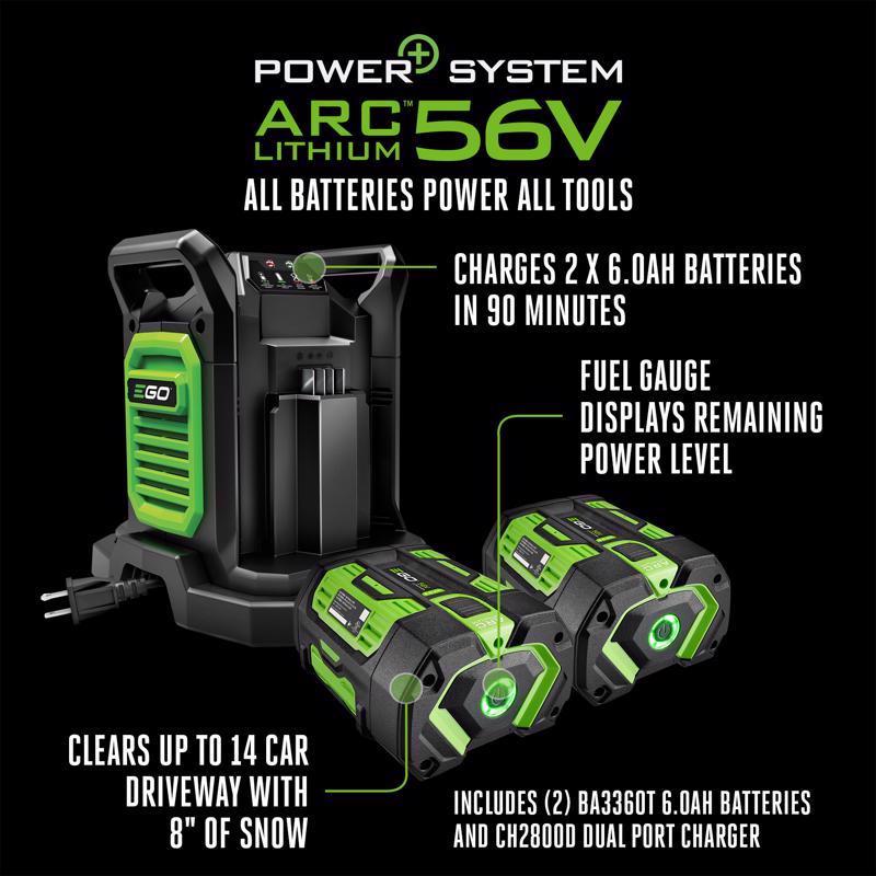 EGO Power+ SNT2134 21 in. Single stage 56 V Battery Snow Blower Kit (Battery & Charger)