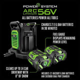 EGO Power+ SNT2134 21 in. Single stage 56 V Battery Snow Blower Kit (Battery & Charger)