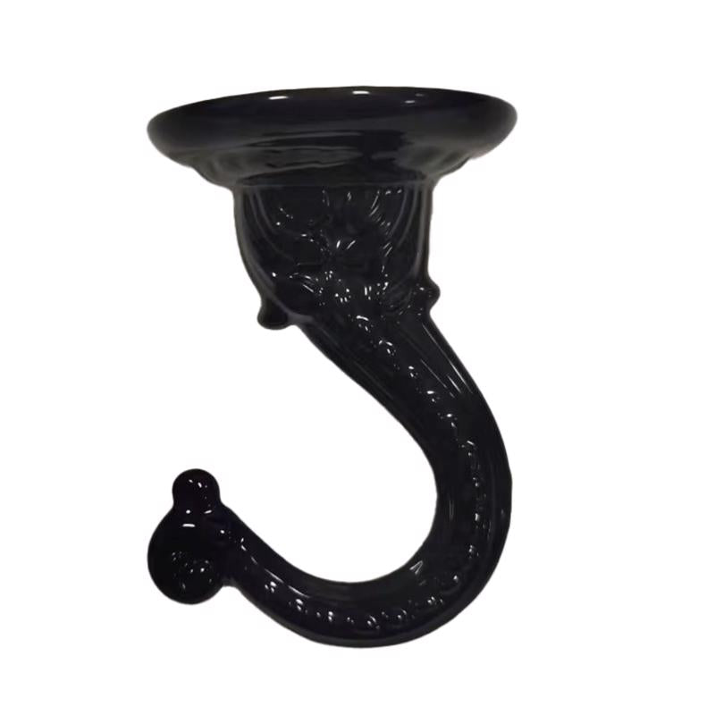 SWAG HOOK ZINC BLK 2"