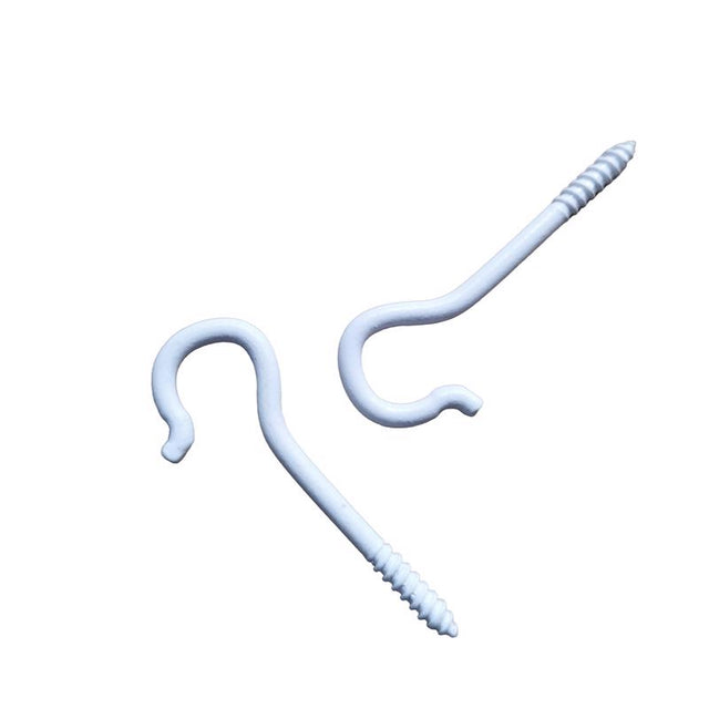 SWAG HOOK STL WHT 5PK