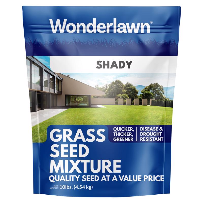 Wonderlawn Shady Mixed Full Shade Grass Seed 10 lb