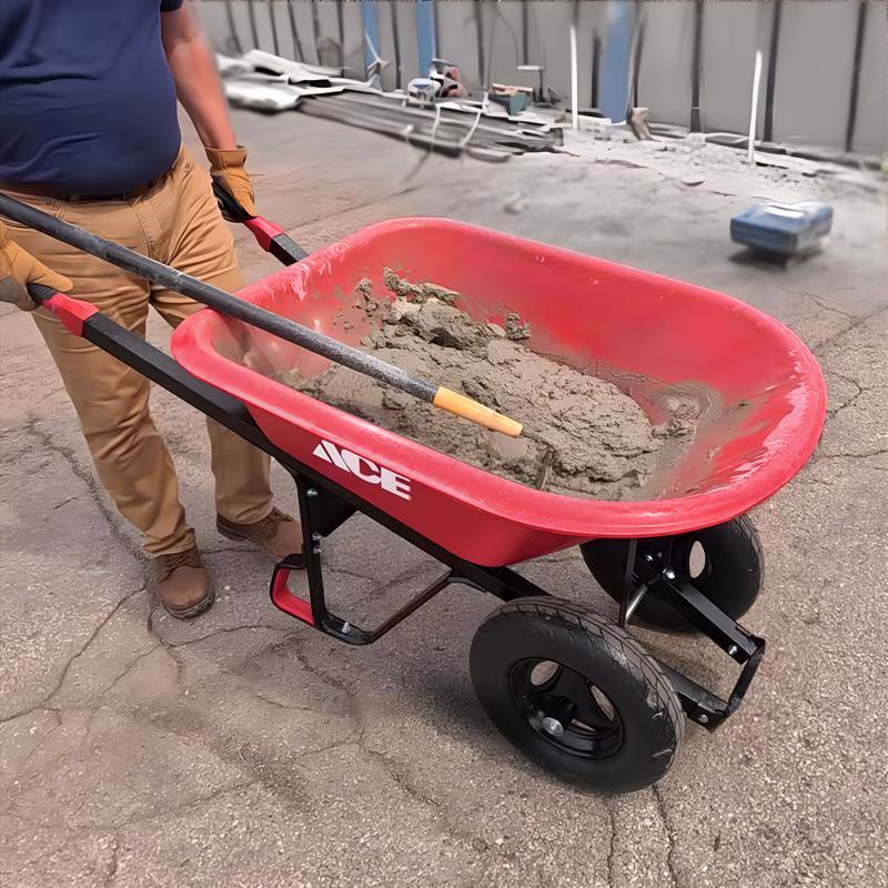 ACE HDPE Wheelbarrow 6 cu ft