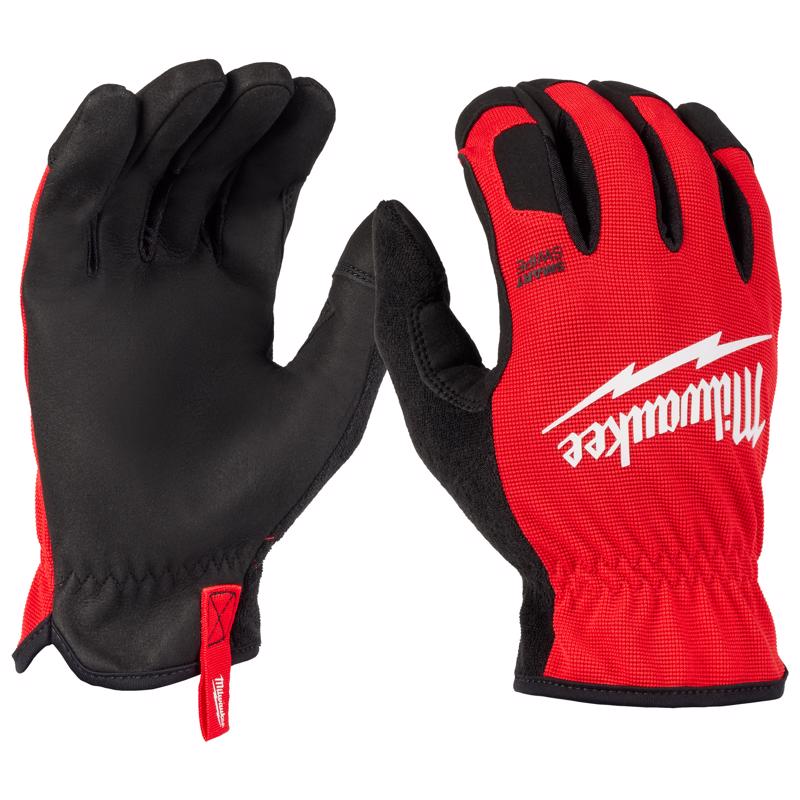 WORK GLOVES BLK LRG 1PR