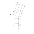 Glamos Wire 30 in. H X 18 in. W X 18 in. D Silver Steel Hinged Tomato Cage