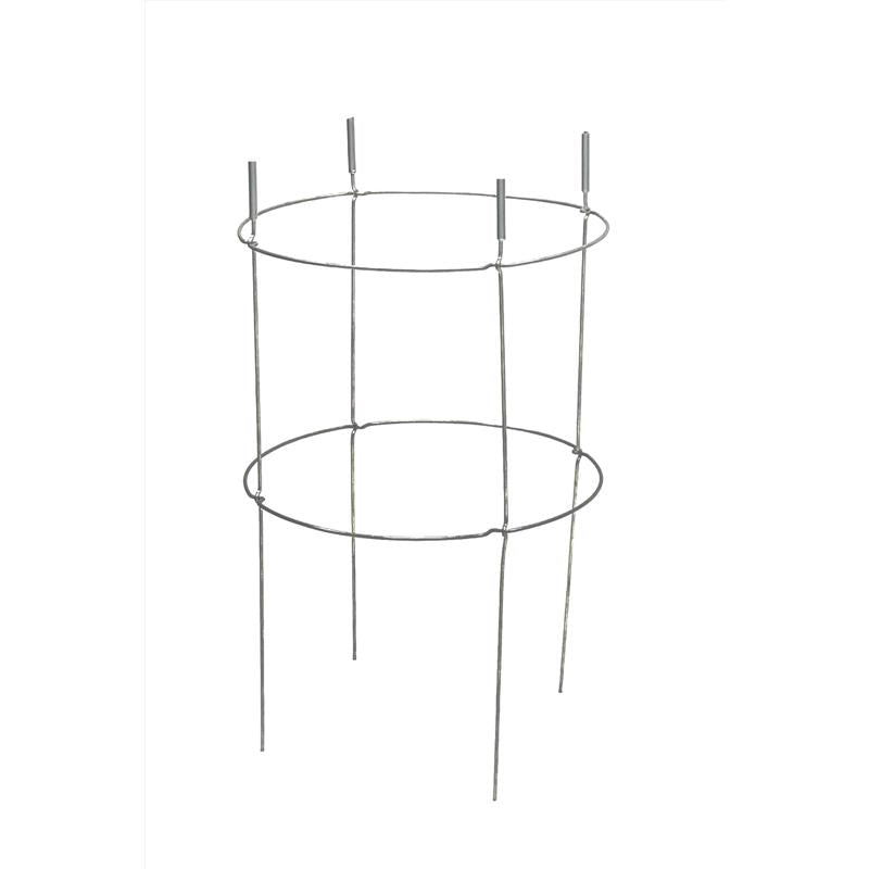 Glamos Wire 30 in. H X 18 in. W X 18 in. D Silver Steel Hinged Tomato Cage