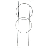 Glamos Wire 30 in. H X 18 in. W X 18 in. D Silver Steel Hinged Tomato Cage
