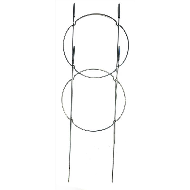 Glamos Wire 30 in. H X 18 in. W X 18 in. D Silver Steel Hinged Tomato Cage