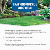 JT Eaton Answer Large Live Catch Animal Trap Cover For Cats and Raccoons 1 pk
