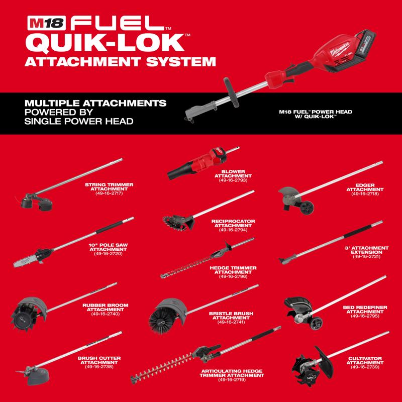 Milwaukee M18 Fuel 38 in. L Reciprocator Attachment