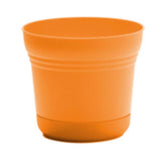 Bloem Saturn 6.5 in. H X 7.25 in. W Plastic Traditional Planter Mango