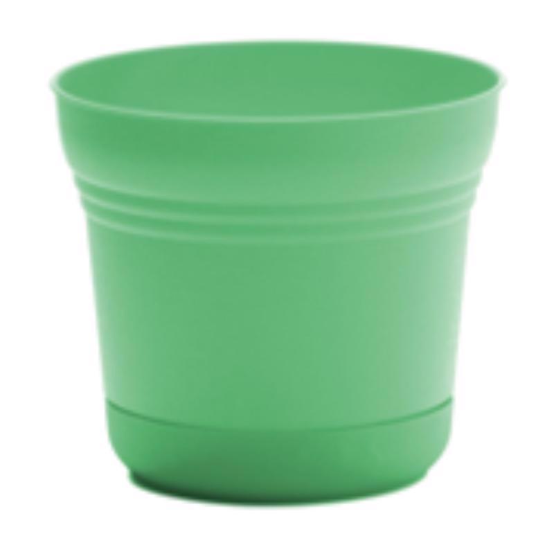 Bloem Saturn 6.5 in. H X 7.25 in. W Plastic Traditional Planter Mint Green