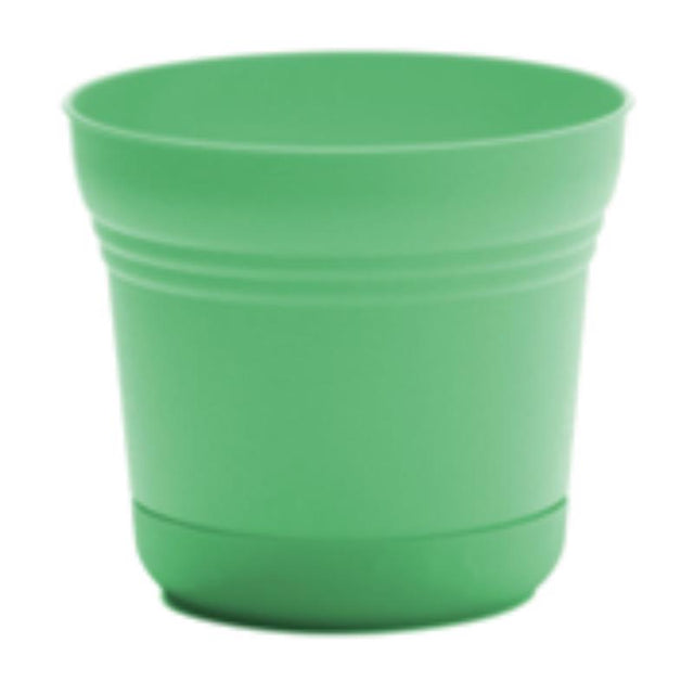 Bloem Saturn 10.75 in. H X 12.25 in. W Plastic Traditional Planter Mint Green