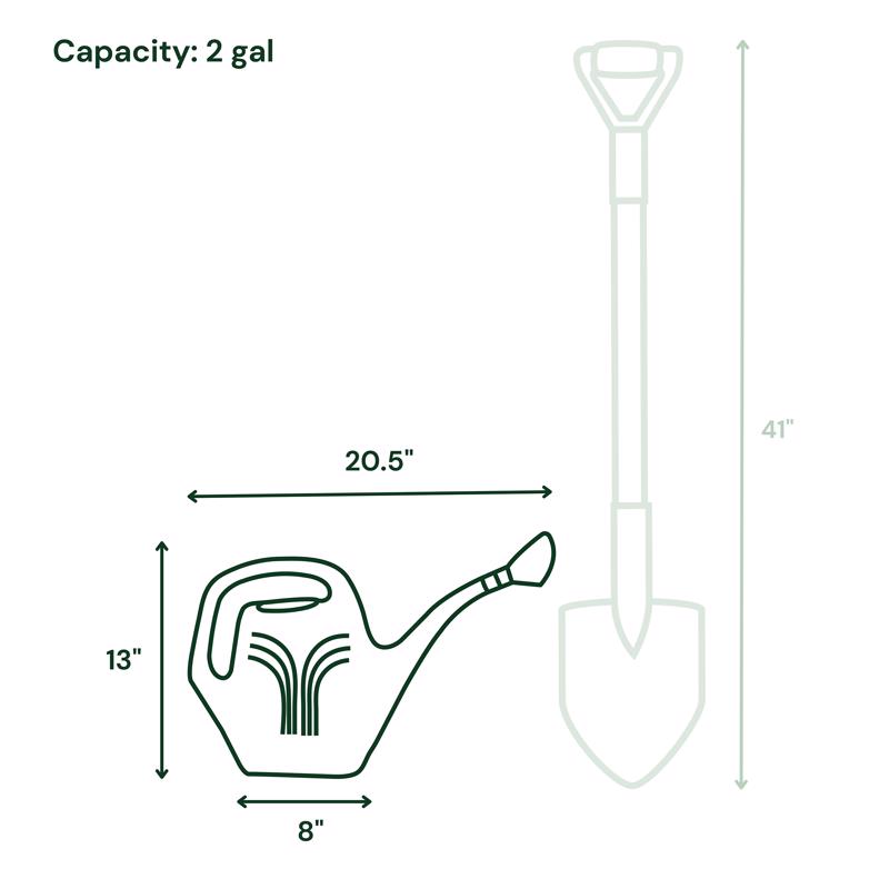 Bloem Promo Basil 2 gal Plastic Watering Can