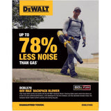 DeWalt 60V MAX DCBL570Y2 170 mph 850 CFM 60 V Battery Backpack Blower Kit (Battery & Charger)