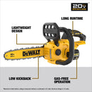 DeWalt DCCS621B 12 in. 20 V Battery Chainsaw Tool Only