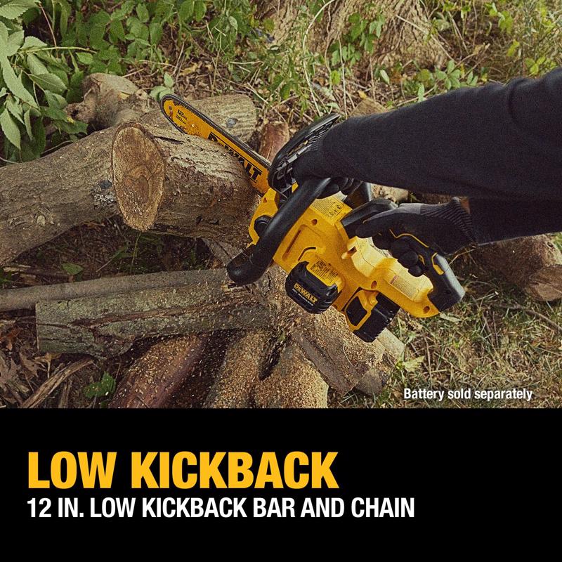 DeWalt DCCS621B 12 in. 20 V Battery Chainsaw Tool Only