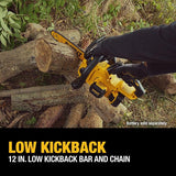 DeWalt DCCS621B 12 in. 20 V Battery Chainsaw Tool Only