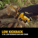 DEWALT 20V MAX* DCCS621P1 12 in. 20 V Battery Chainsaw Kit (Battery & Charger)