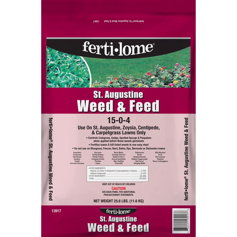 Ferti-lome Weed & Feed Lawn Fertilizer For St. Augustine Grass 4000 sq ft