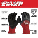 Milwaukee Men's Outdoor Winter Dipped Gloves Black/Red M 1 pair