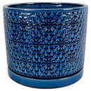 FLOWER POT AMELI BLU 10"