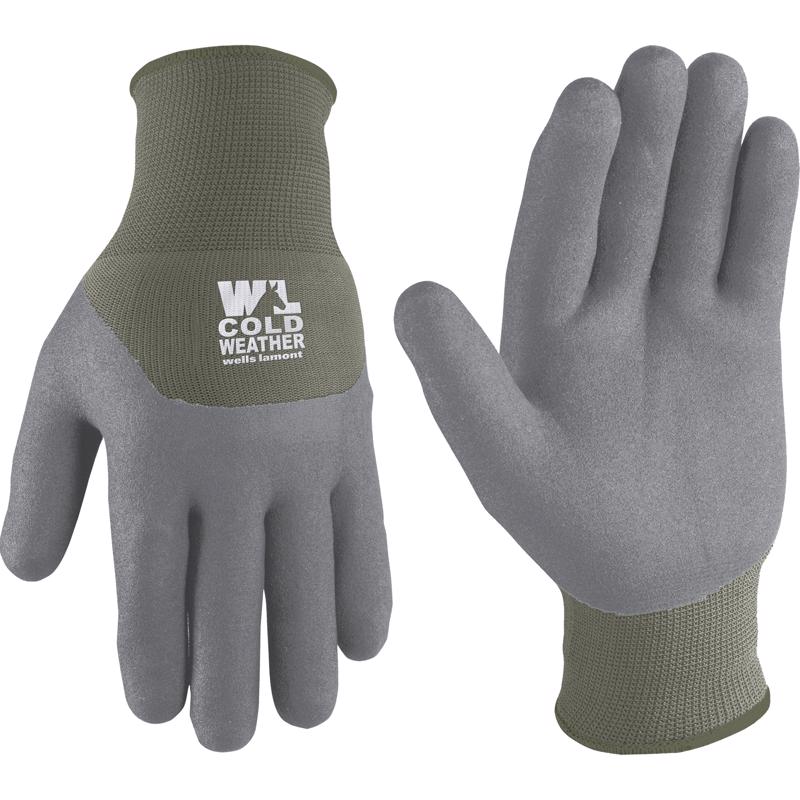 Wells Lamont Women's Outdoor Cold Weather Winter Work Gloves Black/Gray S 1 pair