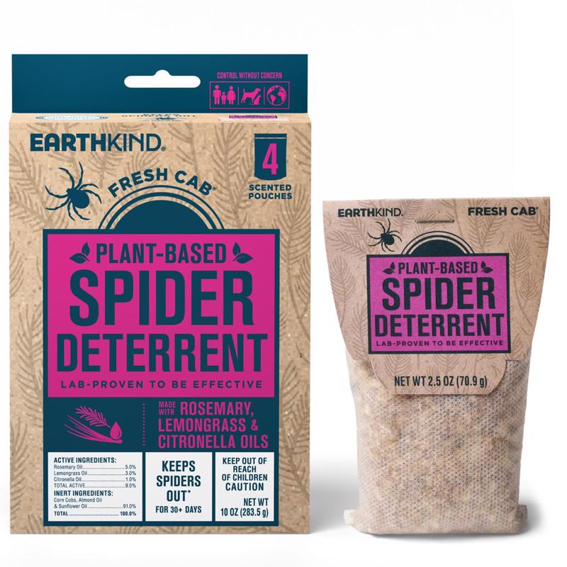 EarthKind Fresh Cab Insect Repellent Pouch For Spiders 10 oz