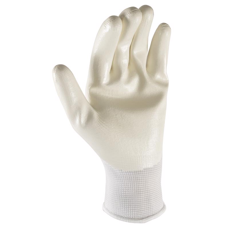 Wells Lamont Men's Indoor/Outdoor Dipped Chore Gloves White L 1 pair