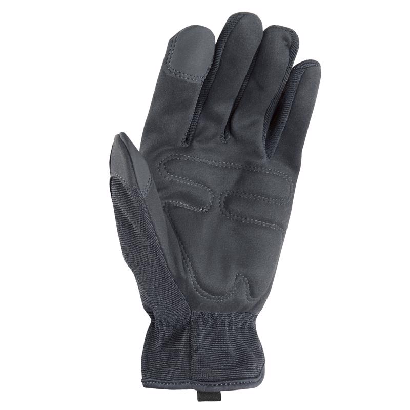 Ace Men's Indoor/Outdoor Work Gloves Black/Gray XL 2 pair