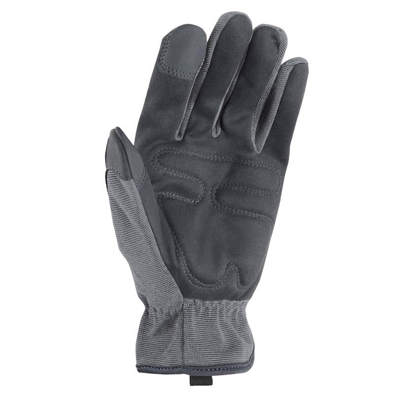 Ace Men's Indoor/Outdoor Work Gloves Black/Gray XL 2 pair