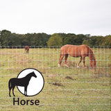 Origin Point 48 in. H X 100 ft. L Galvanized Steel Horse Fence Silver