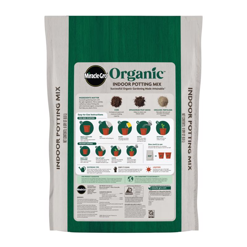 Miracle-Gro Organic Organic All Purpose Potting Mix 8 qt