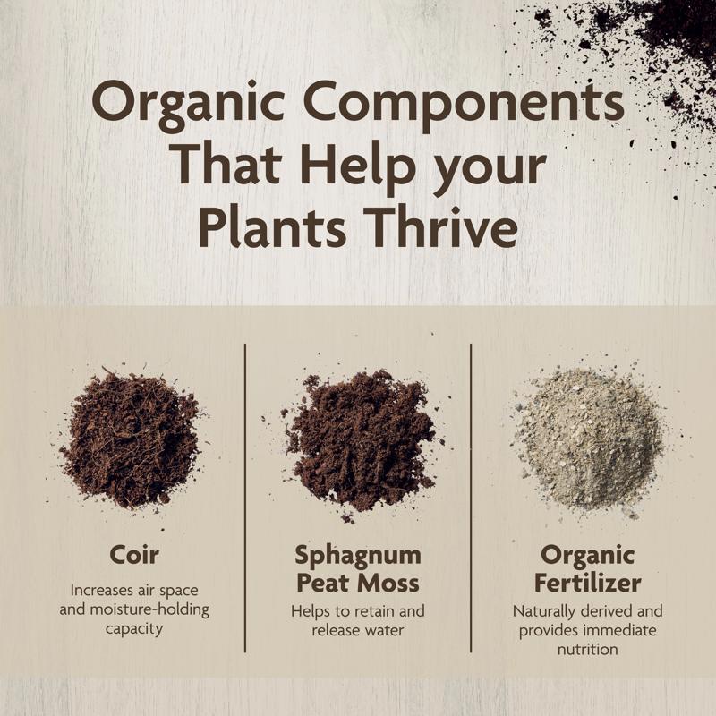 Miracle-Gro Organic Organic All Purpose Potting Mix 8 qt