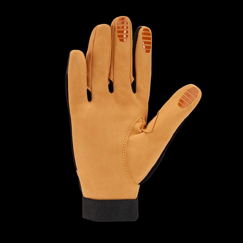 Carhartt Men's Indoor/Outdoor Grip Gloves Black/Yellow L 1 pair