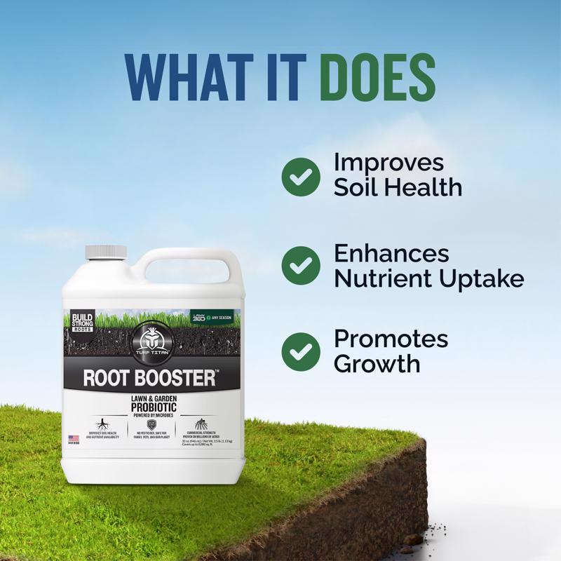 Turf Titan Root Booster Soil Amendment 6000 sq ft 32 oz